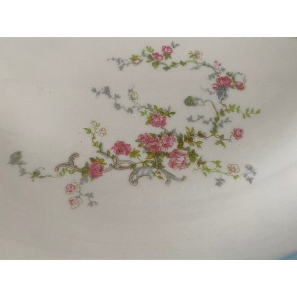 Large Platter American Limoges Nancy Rose | 15 1/8" Large Serving Dish - Picture 4 of 5